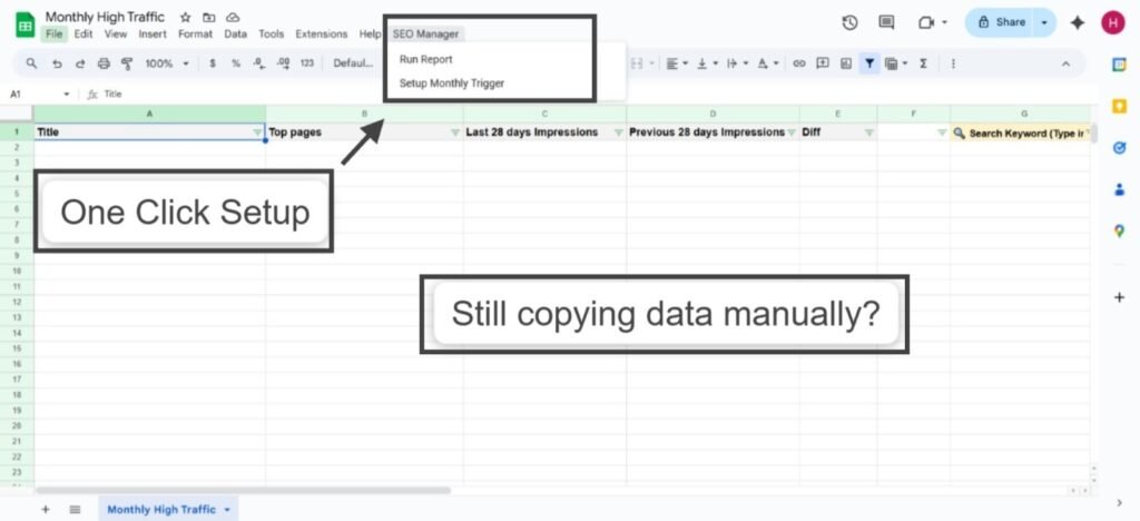 استخراج الزيارات المرتفعة شهرياً